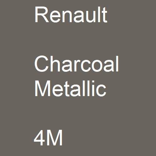 Renault, Charcoal Metallic, 4M.